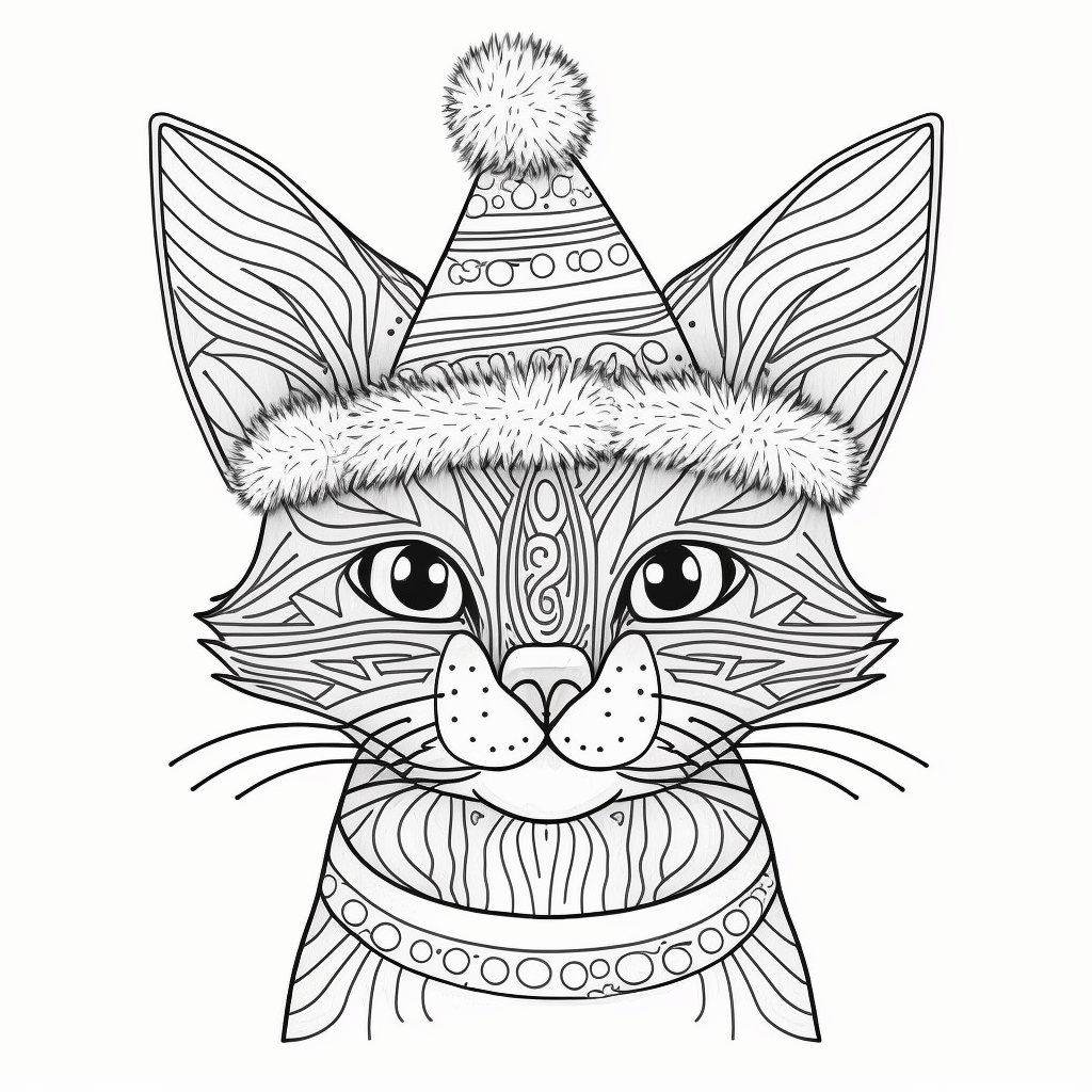 Katze mit Mütze