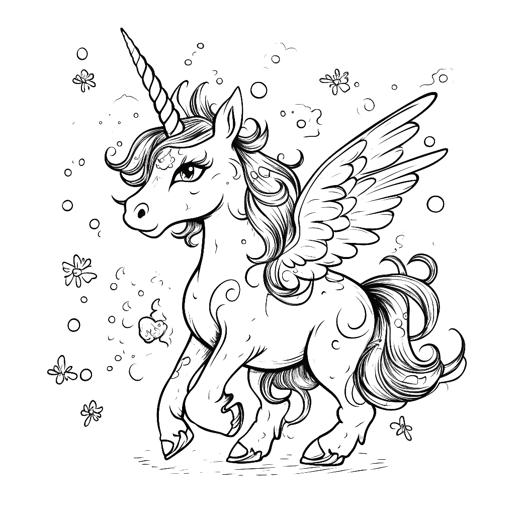 Pegasus Einhorn