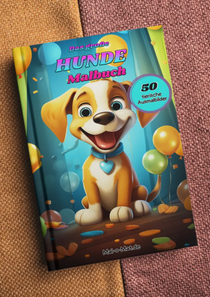 Das große Hunde Malbuch Ausmalbilder von Hunden