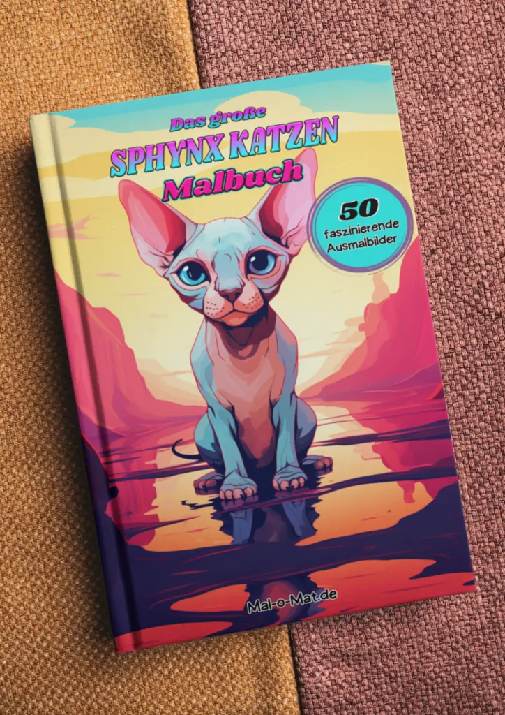 Das große Sphynx Katzen Malbuch Ausmalbilder