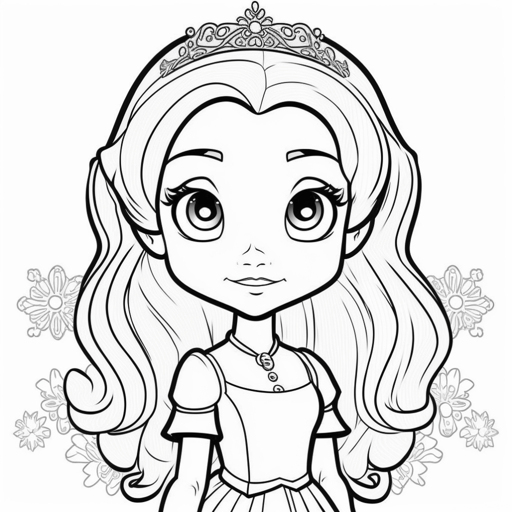 Prinzessin Malvorlage