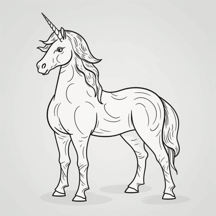 Tapferes Einhorn