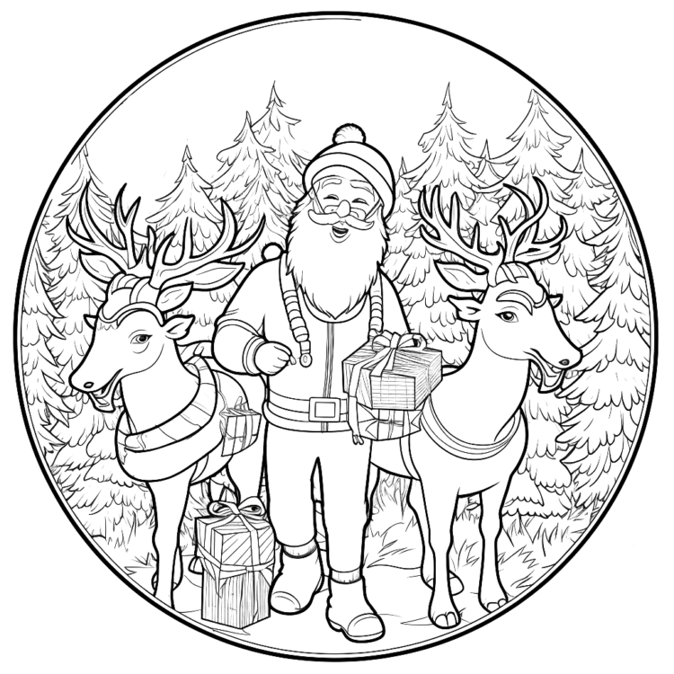 Laughing Santa Claus