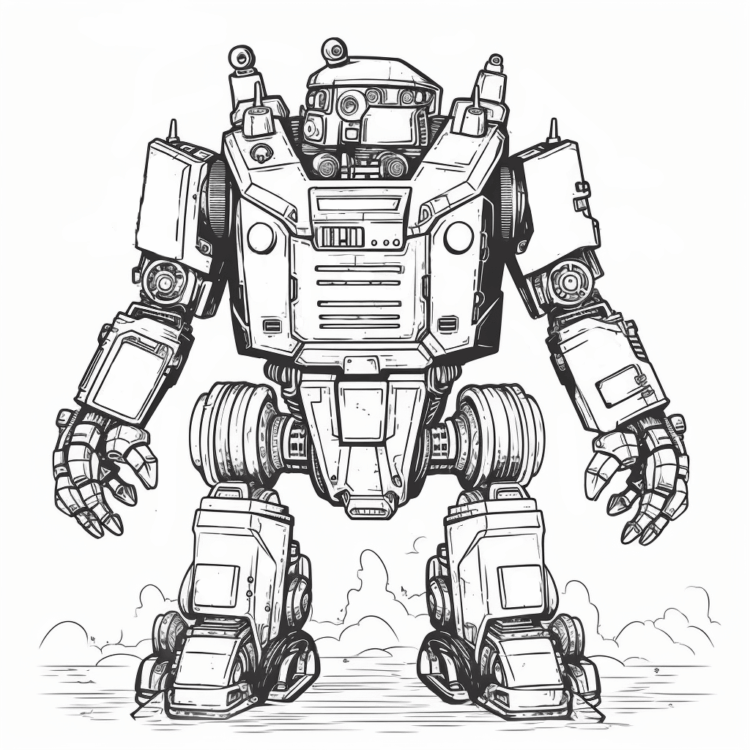 Dibujo para colorear de Roby