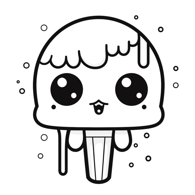 Icicle coloring page