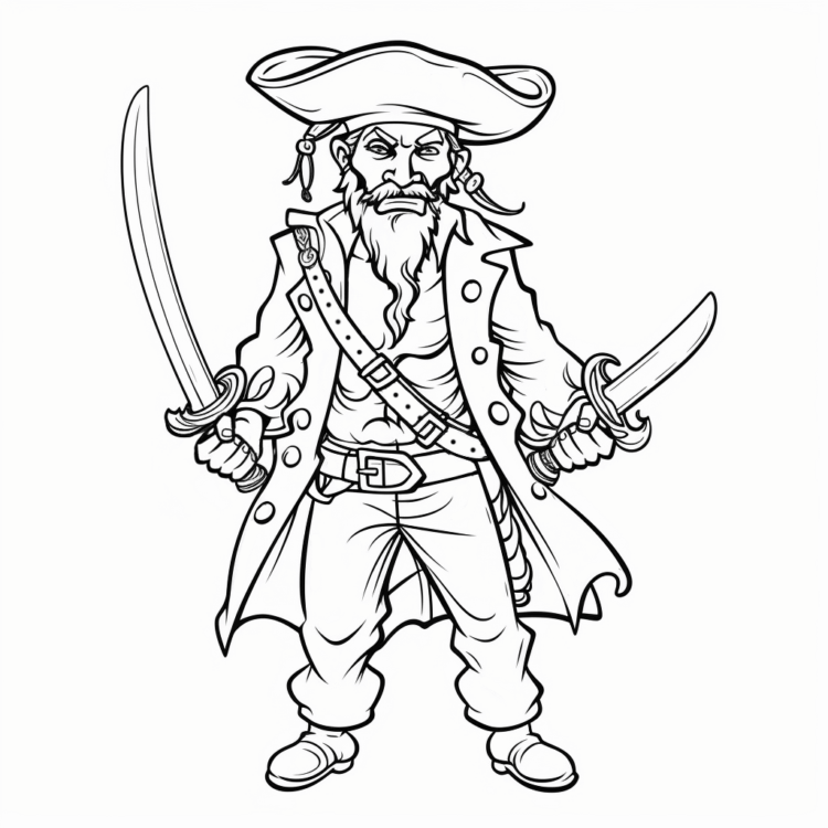 Espadas para colorear