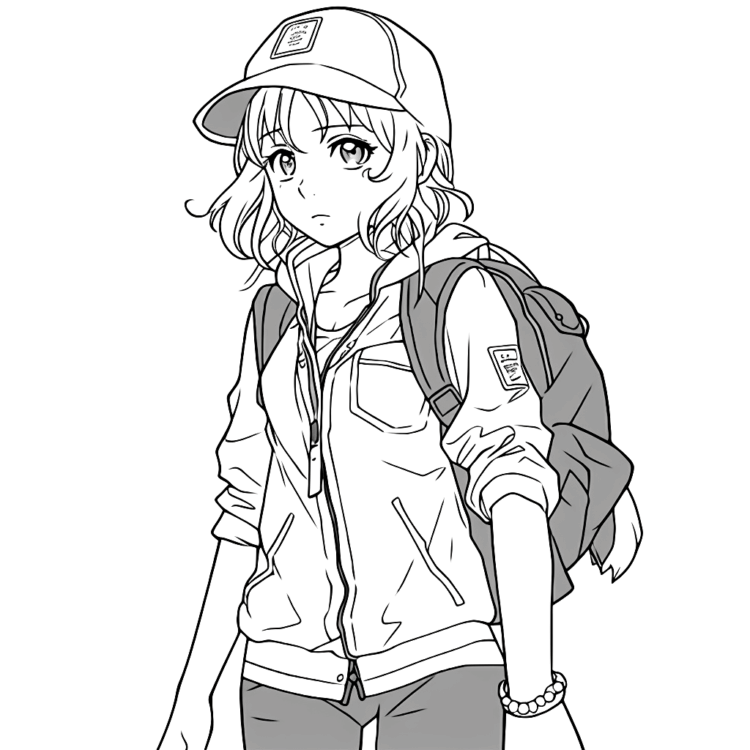 Dibujo para colorear Miranda Lotto