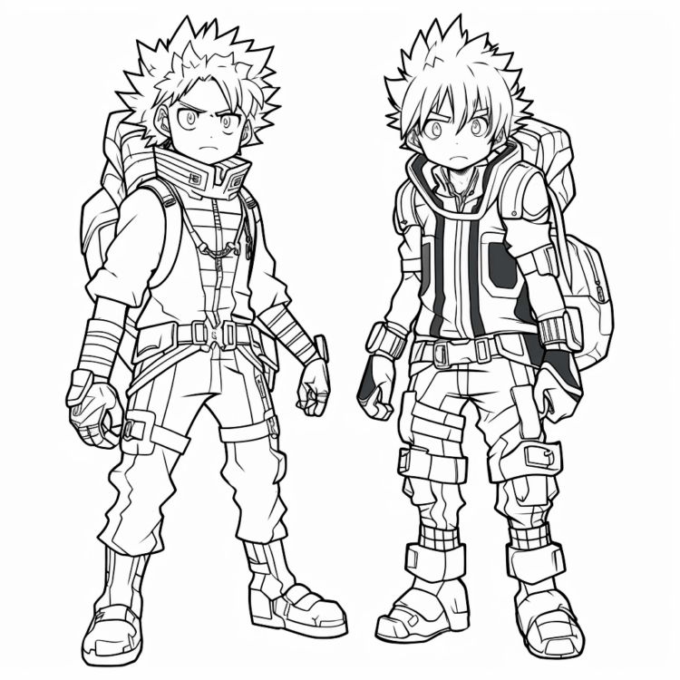 My Hero Academia coloring page