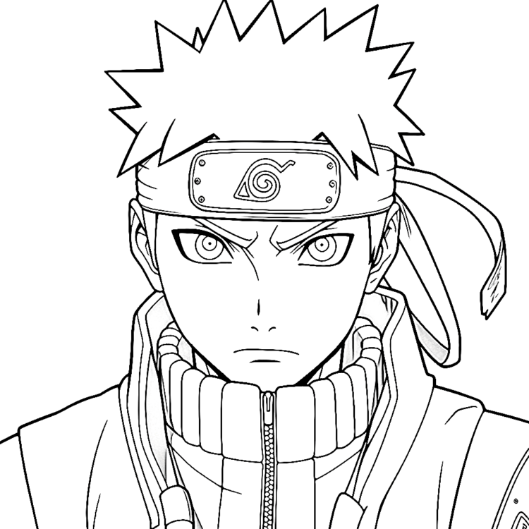 Coloring picture Naruto