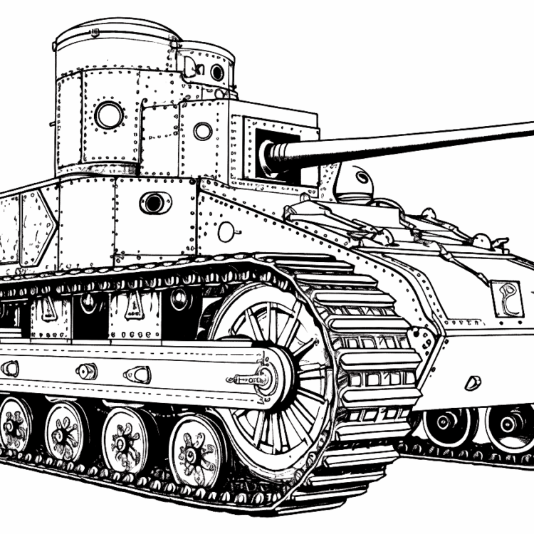 Colorear tanques para la guerra