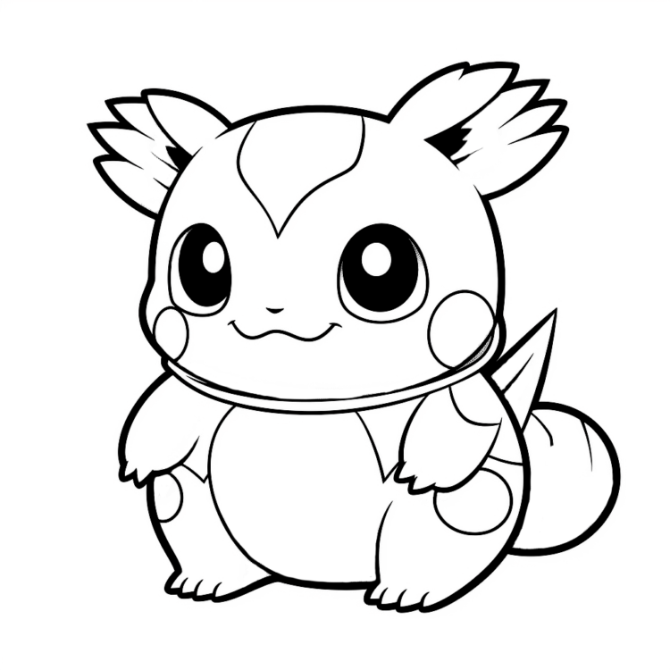 Dibujo para colorear Pokemon
