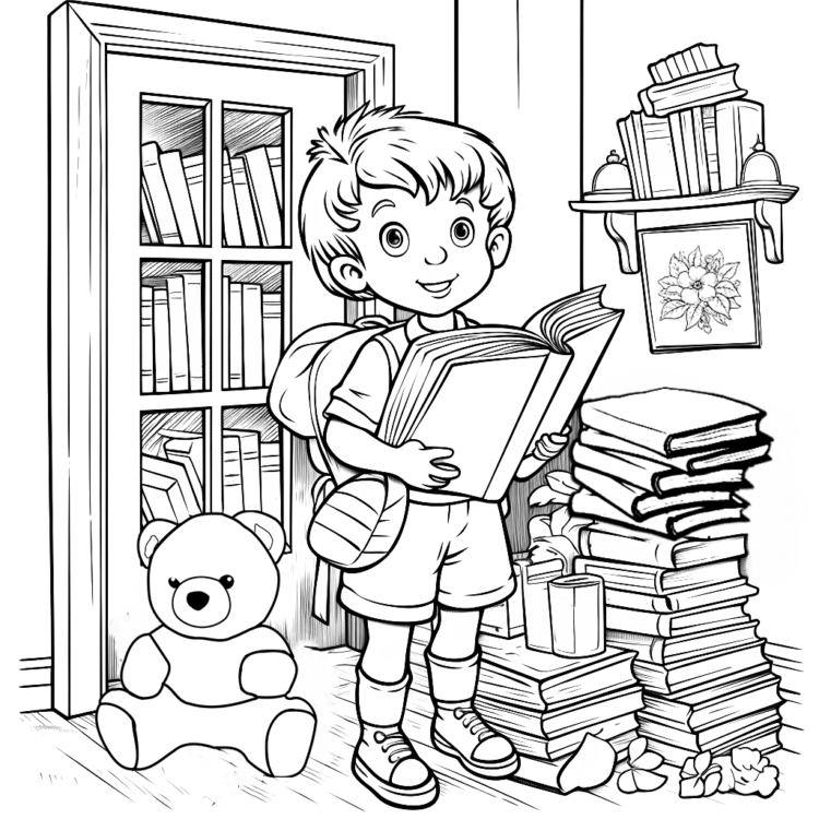 Estudios de dibujos para colorear guarderías