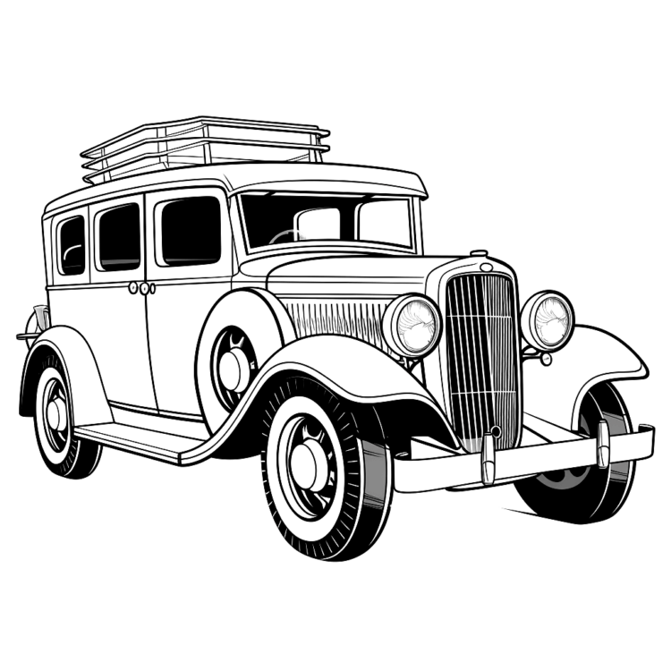 Coloring picture movie car coloring page