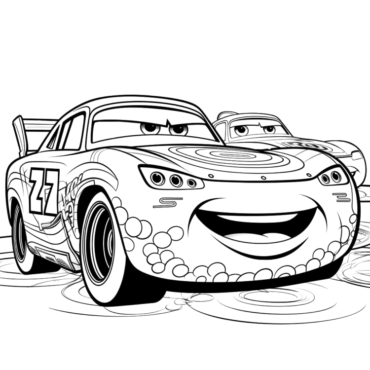 Coloring picture McQueen cars