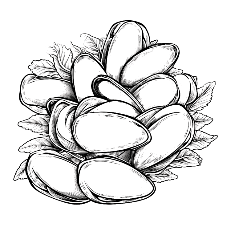 Coloring picture shells