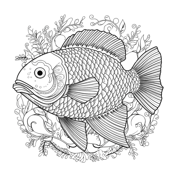 Coloración del agua de mar y del pescado