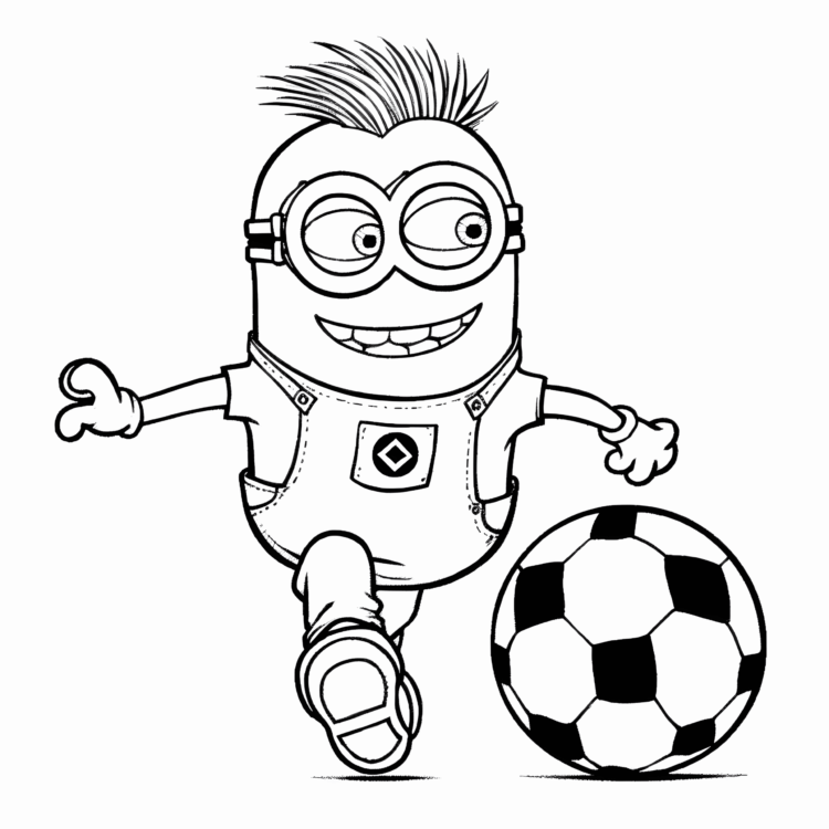 Dibujo para colorear Bouncy Bop Minion