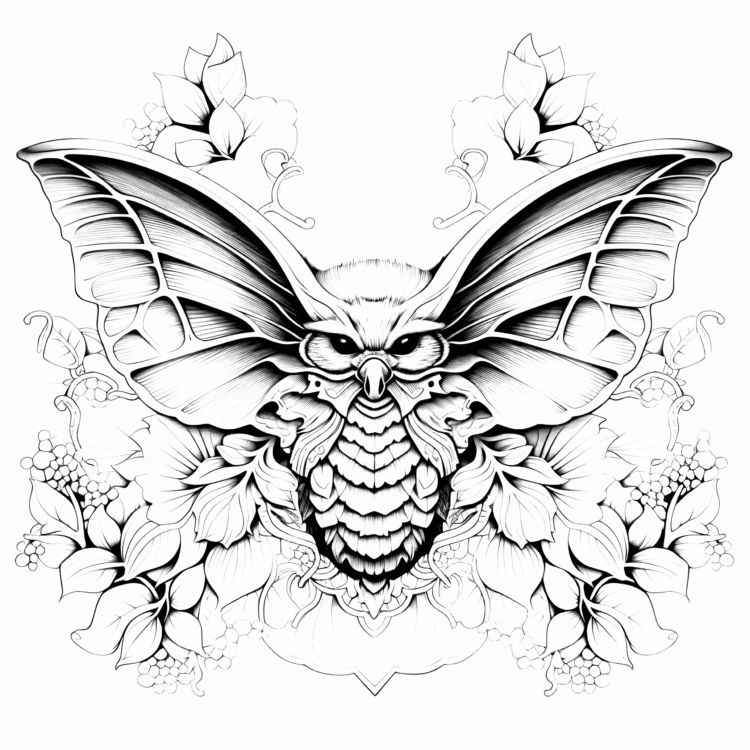 Ausmalbild Fledermaus Malvorlage
