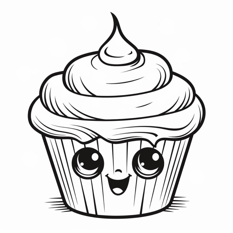 Dibujo para colorear Magdalena feliz