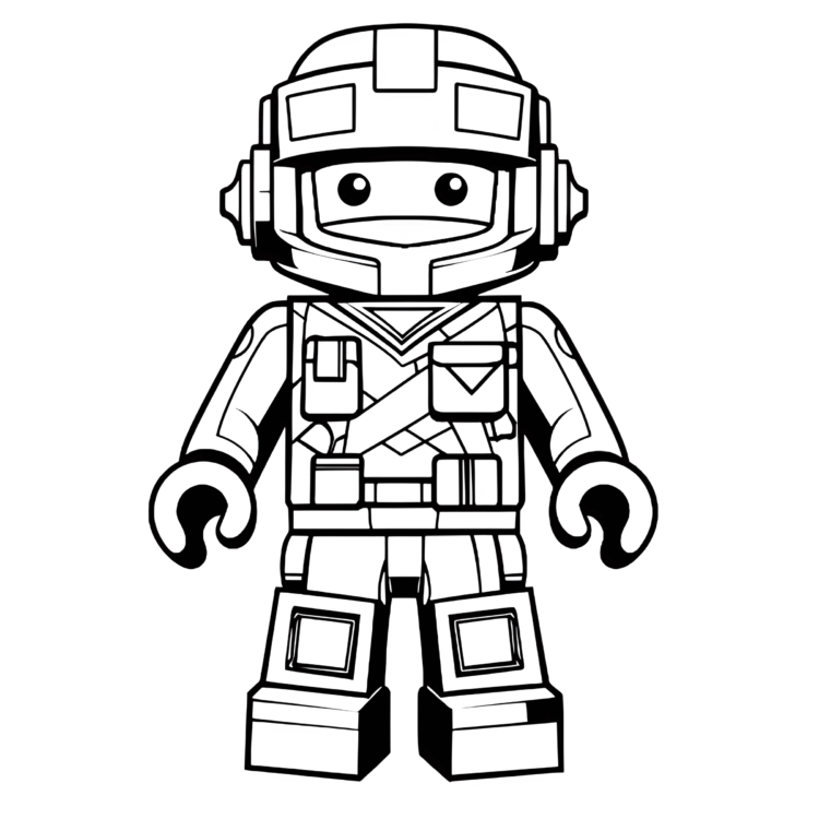 Coloring page Giggly Gamer Roblox