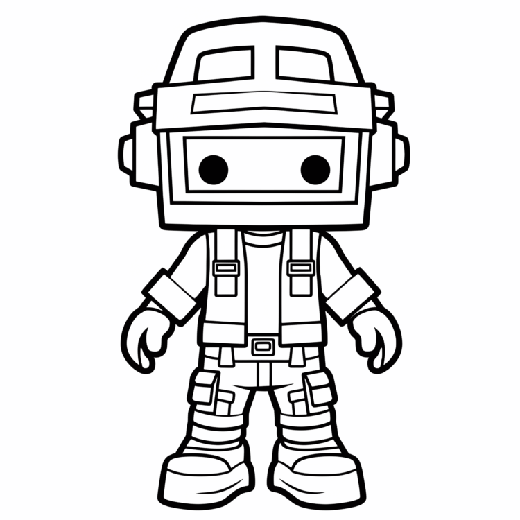 Coloring page Mighty Mystery Roblox