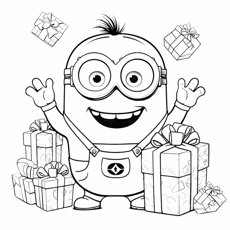 Minion coloring page