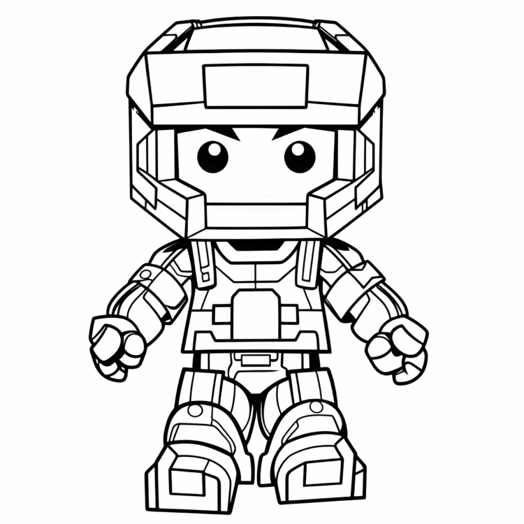 Ausmalbild Superdetektiv Roblox