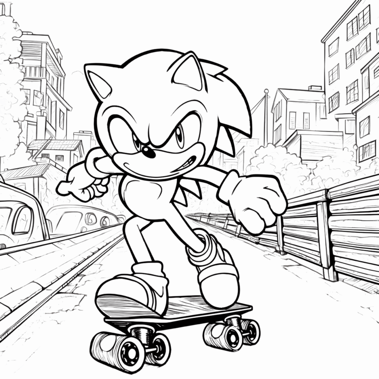 Dibujo para colorear Torbellino supersónico