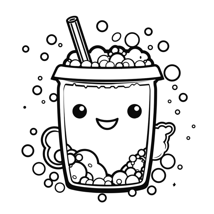 El placer del té de burbujas