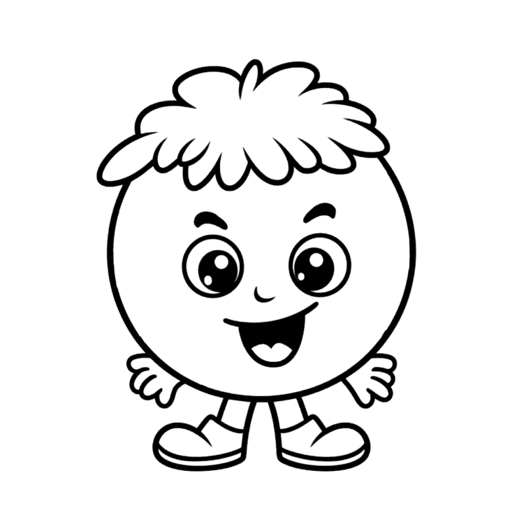 Coloring picture Simple coloring pictures