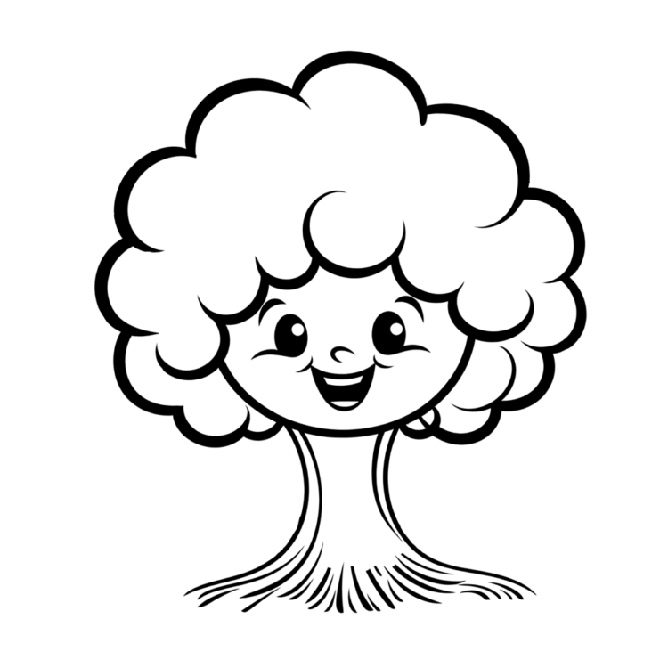 Coloring picture Easy coloring page