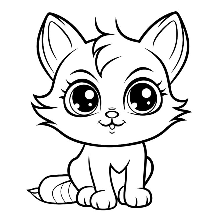 Coloring picture Easy for beginners
