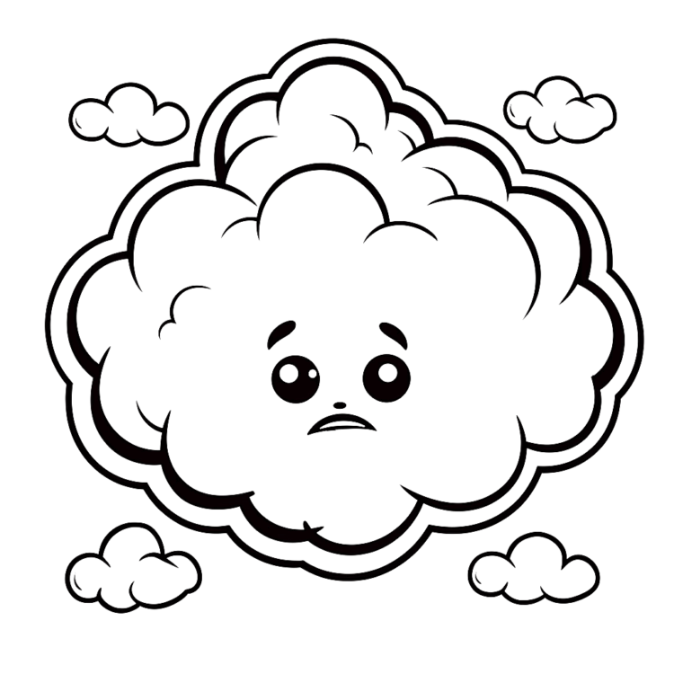 Easy coloring page