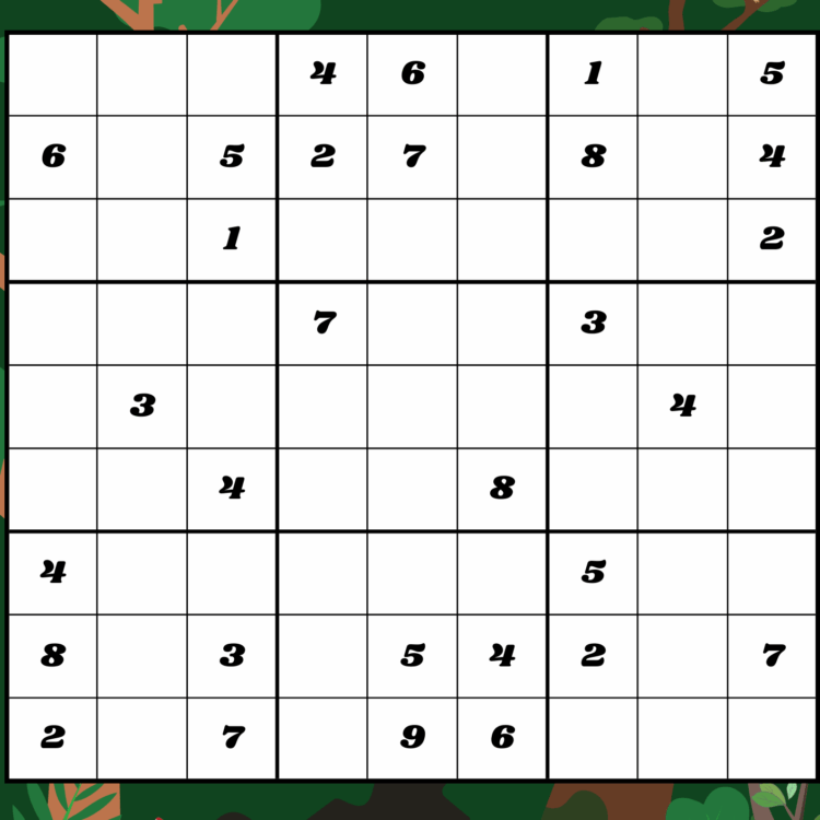 Free resource Printabel Sudoku