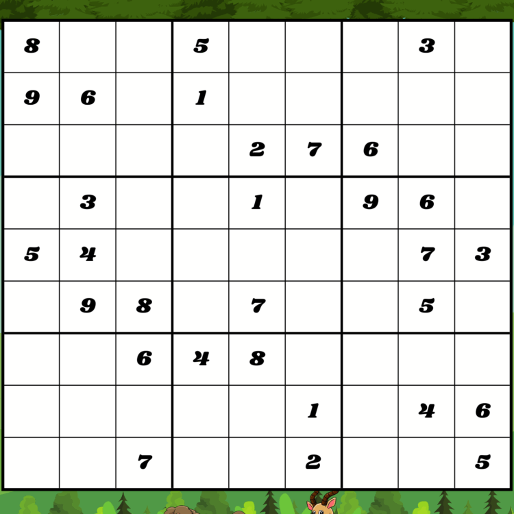 Sudoku druckbares PDF