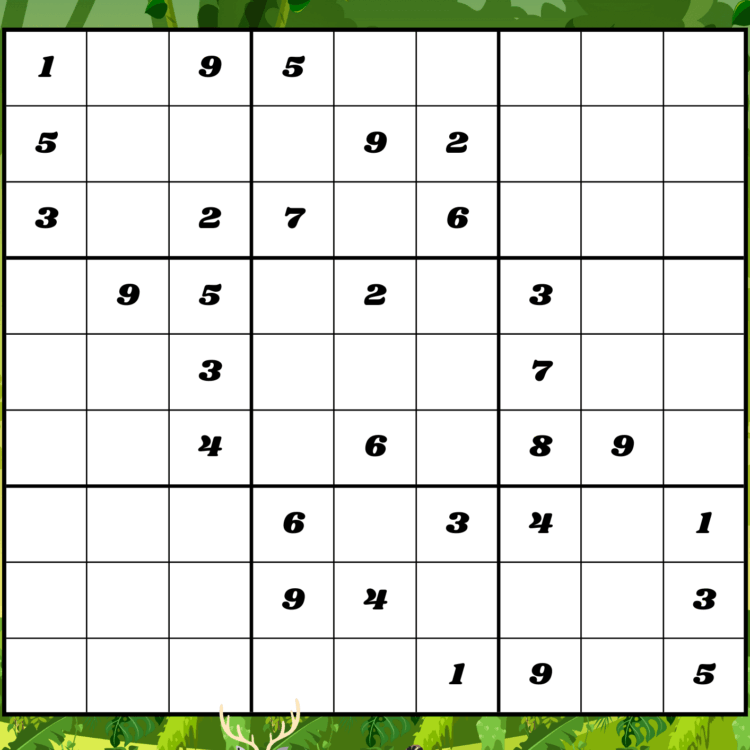 Sudoku zum Ausdrucken