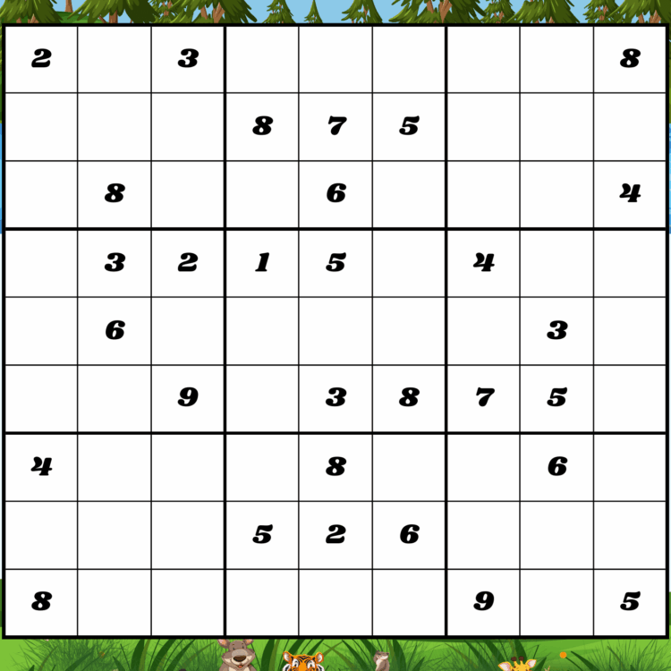 Sudoku zum Ausdrucken Mittel