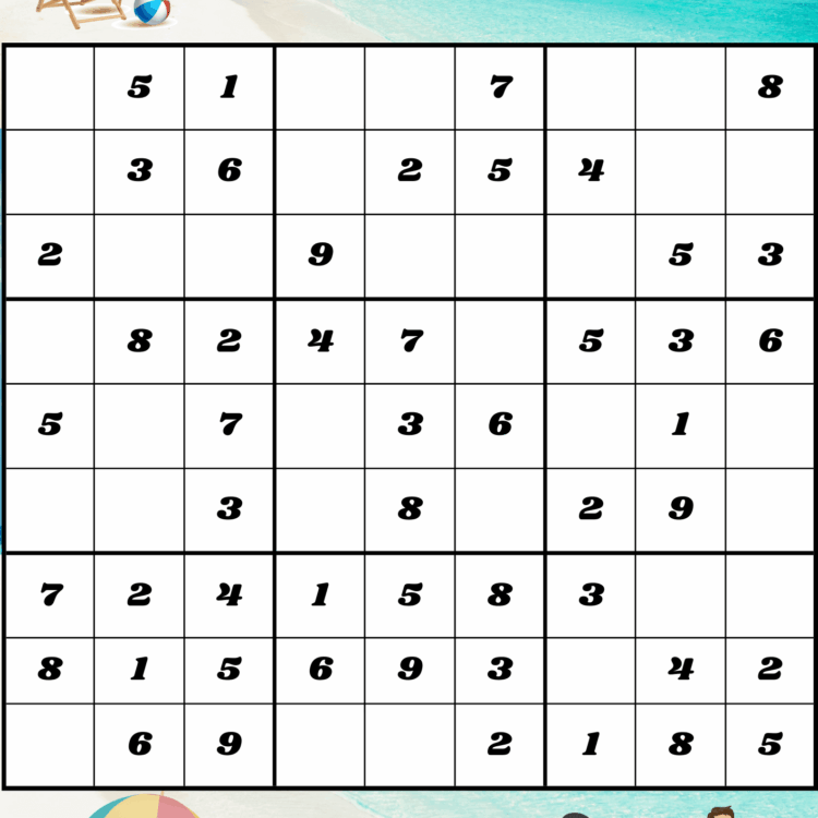 Sudoku para imprimir PDF