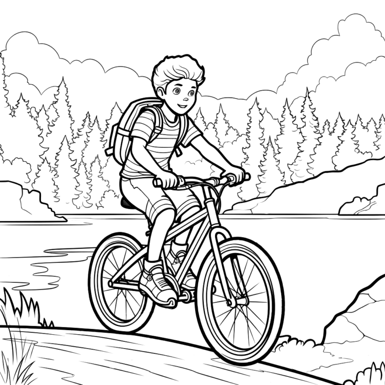 Bicicletas para colorear