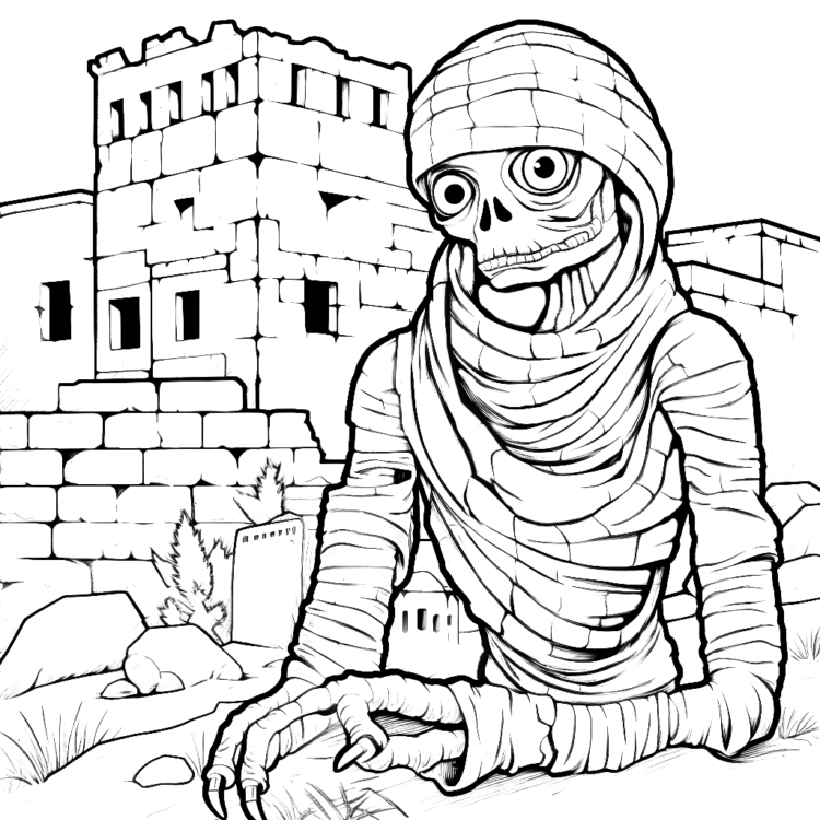 Coloring page Halloween coloring pages to print_