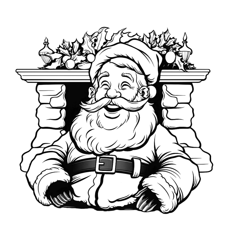 Ausmalbild Weihnachten kostenlos drucken