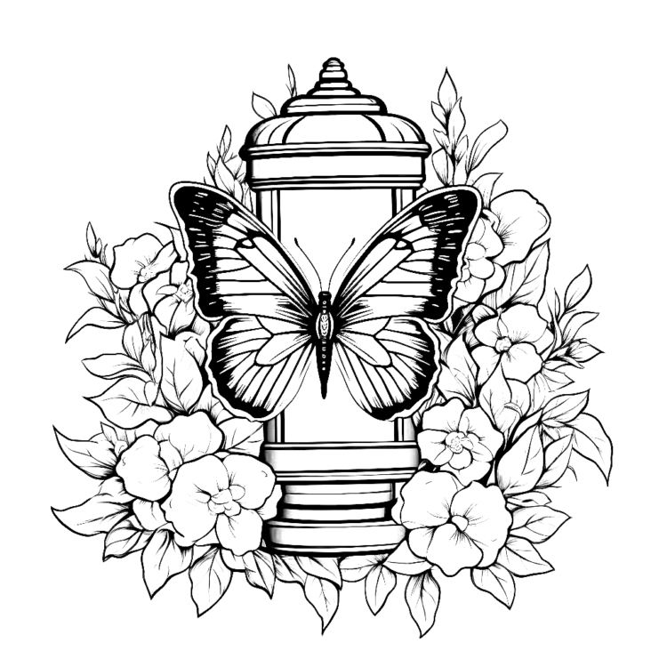 Página para colorear Farolillo decorativo