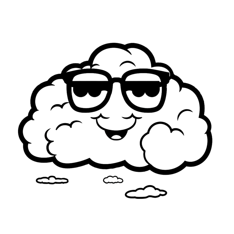 Dibujo para colorear Nube encantadora