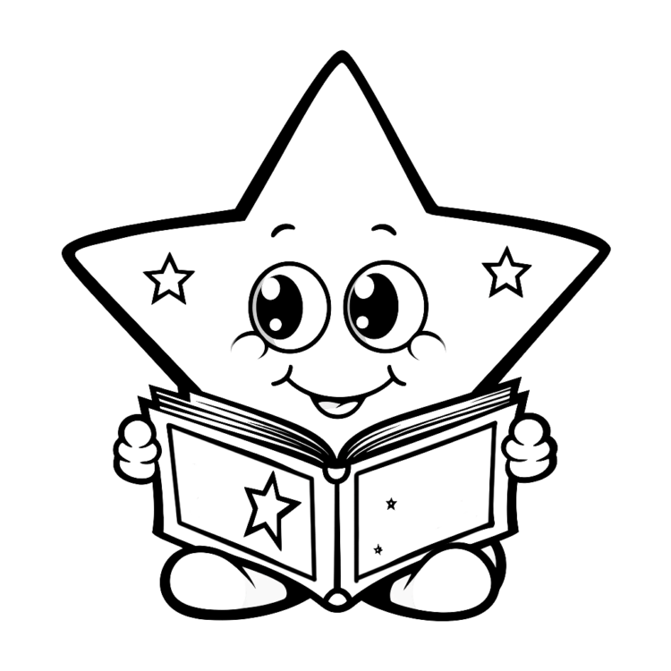 Dibujo para colorear de Estrella brillante