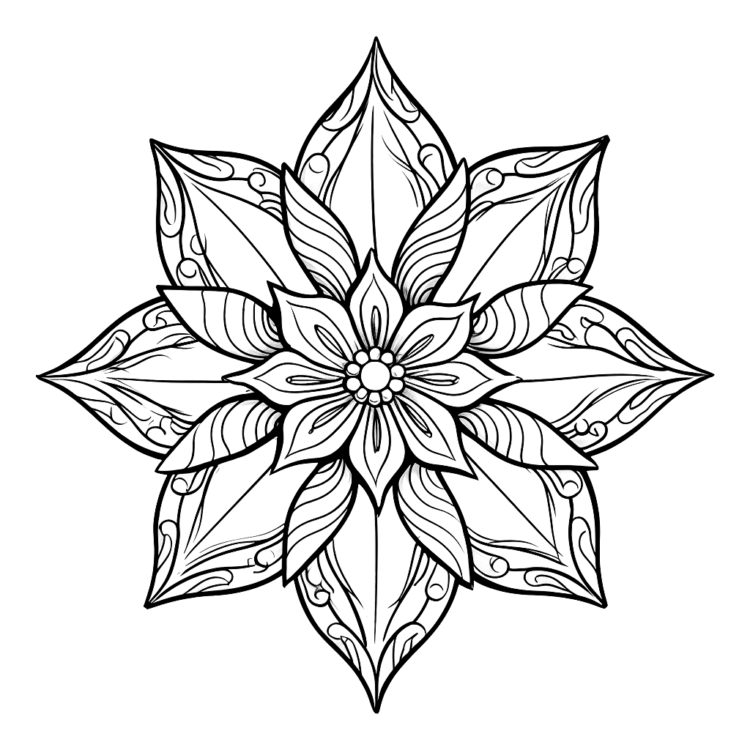 Página para colorear de la estrella brillante