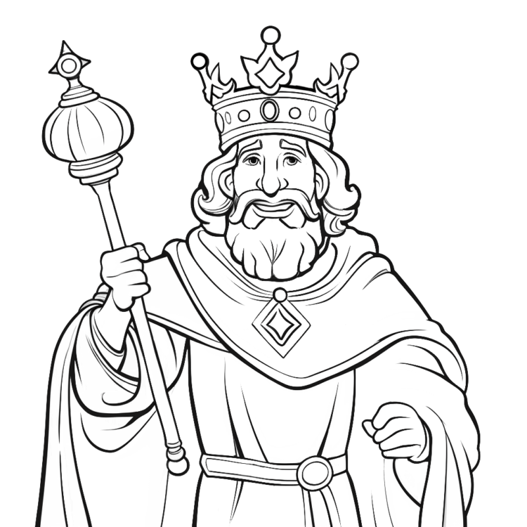 Imperial King coloring page