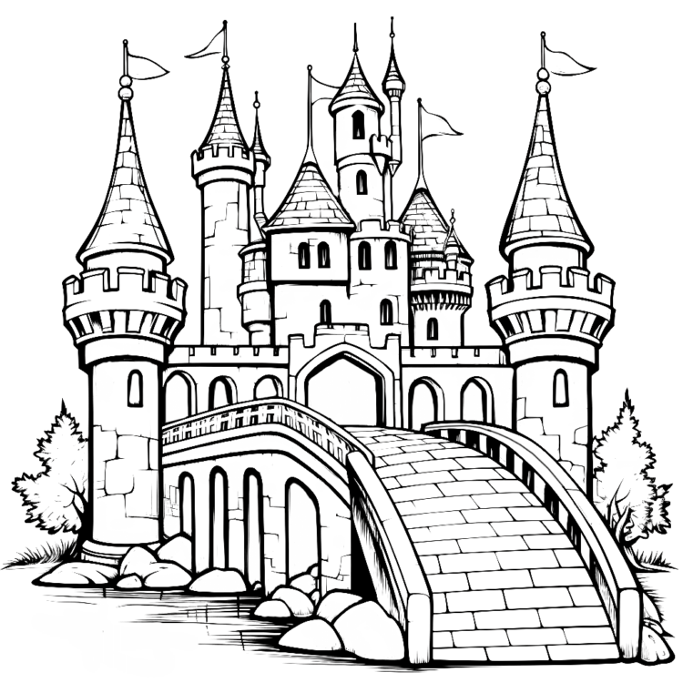 Malvorlagen Schloss