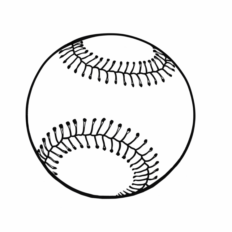 Dibujo para colorear Béisbol A