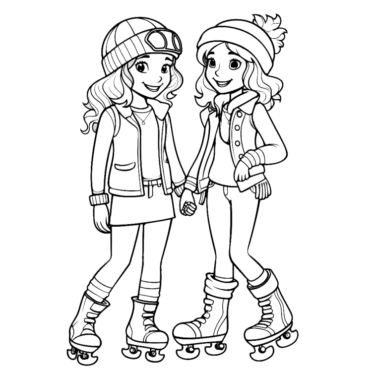 Coloring picture friendship stories