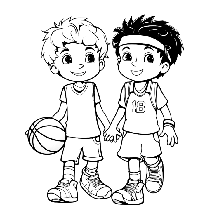 Coloring picture friendship dreams